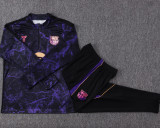 2026-27 BAR Black Purple Half Pull Tracksuit # B26099(半拉链)