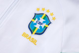 2026-27 Brazil White Jacket Tracksuit #A26085