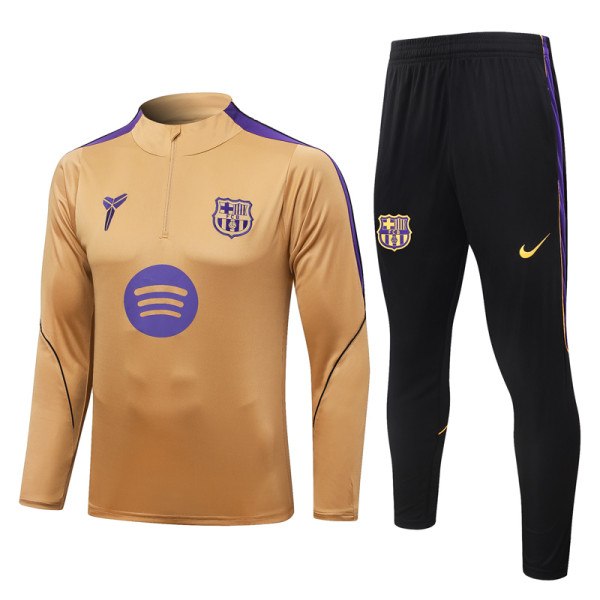 2026-27 BAR Mud Yellow Half Pull Tracksuit #B26097(半拉链)