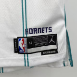 Hornets BALL #1 White Top Quality Hot Pressing NBA Jersey (Trapeze Edition) 飞人版