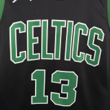 2022-23 Celtics GEORGE #13 Black Top Quality Hot Pressing NBA Jersey (Trapeze Edition) 飞人版