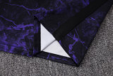 2026-27 BAR Black Purple Half Pull Tracksuit # B26099(半拉链)
