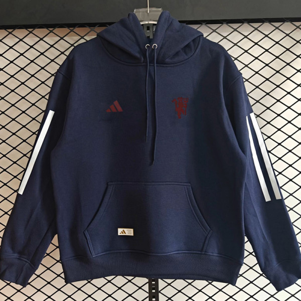 2026-27 Man Utd Royal blue Hoody 宝蓝色(加绒)