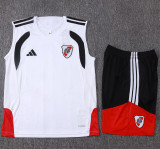 2026-27 River Plate White Tank top and shorts suit #D26087