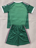 2026-27 Aston Villa Green Goalkeeper Kids Soccer Jersey