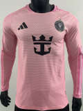 2026-27 Inter Miami Home Long Sleeve Player Version Soccer Jersey (长袖球员)