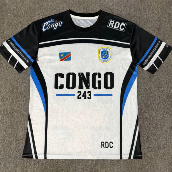 2026-27 DR Congo Black White 243 Special Edition Training shirts