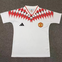 2026-27 Man Utd White Casual Training Shirts