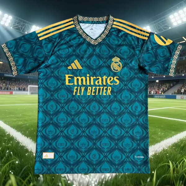 2026-27 RMA Green Special Edition Fans Training shirts