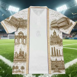 2026-27 RMA White Casual Edition Polo Short Sleeve (广场图案)