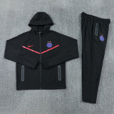 2026-27 PSG Black Windbreaker Suit (Hoodie)(风衣套装)