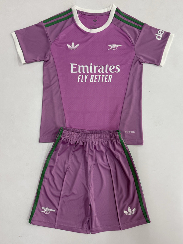 2026-27 ARS Pink Purple Goalkeeper Kids Soccer Jersey