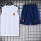 2026-27 France White Tank top and shorts suit