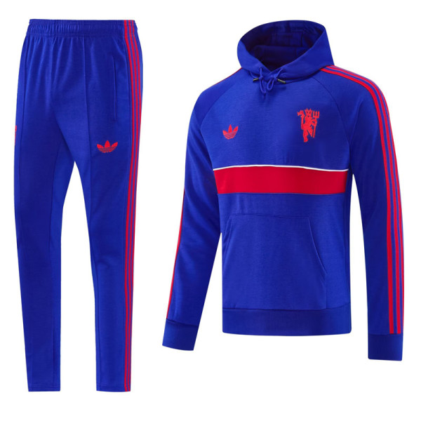 2026-27 Man Utd Fancy blue Hoodie Tracksuit (卫衣套装)