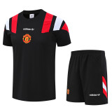 2026-27 Man Utd Black Training Short Suit