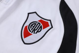2026-27 River Plate White Half Pull Tracksuit #B26101(半拉链)
