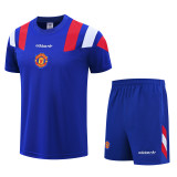 2026-27 Man Utd Blue Training Short Suit
