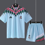 2026-27 RMA Light blue Retro Training Short Suit