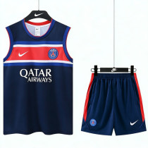 2026-27 PSG Royal blue Tank top and shorts suit
