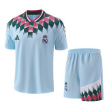2026-27 RMA Light blue Retro Training Short Suit