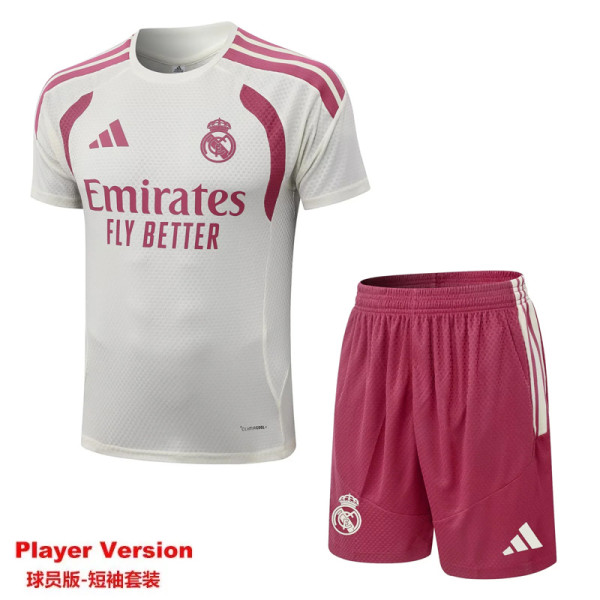 2026-27 RMA Khaki Player Version Training Short Suit (球员短套装)