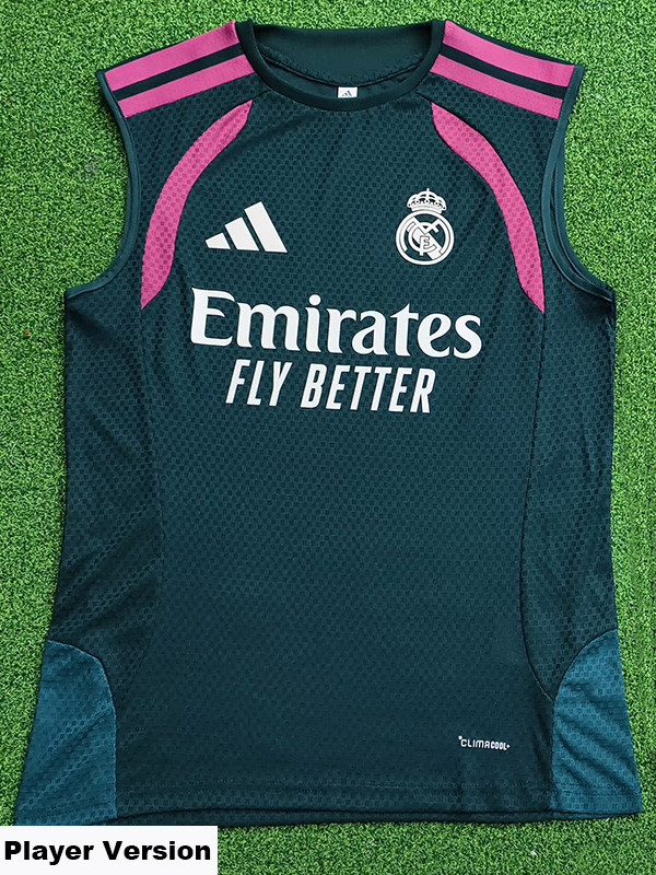 2026-27 RMA Green Player Version Training Vest (球员版)