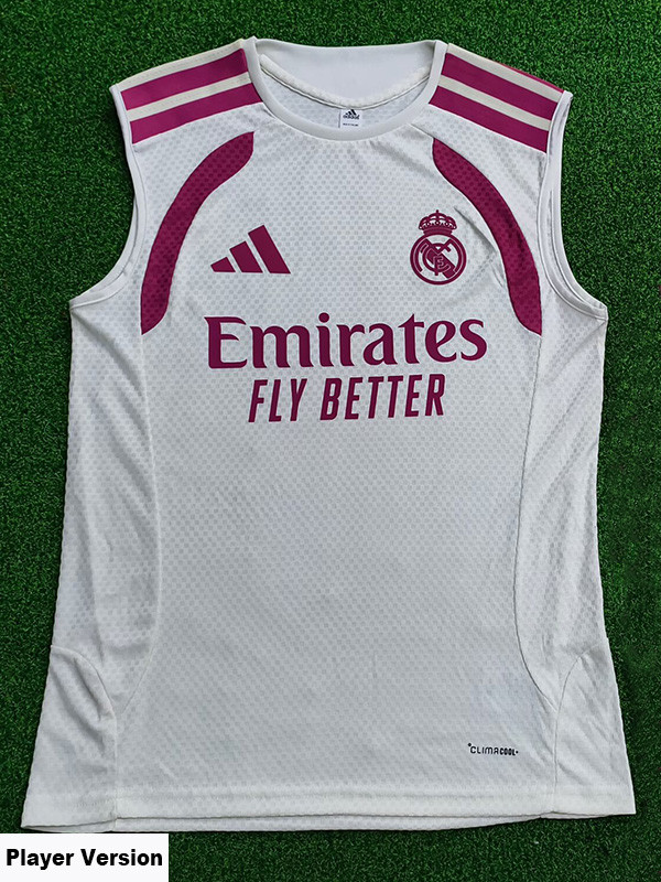 2026-27 RMA Beige Player Version Training Vest (球员版)