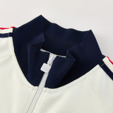 2026-27 Bayern Beige Jacket Tracksuit #08