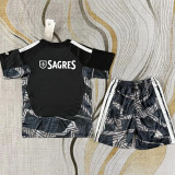 2026-27 Benfica Black Goalkeeper Kids Soccer Jersey