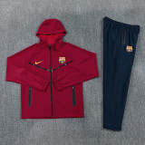 2026-27 BAR Red Windbreaker Suit (Hoodie)(风衣套装)