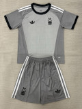 2026-27 Nottingham Forest Grey Goalkeeper Kids Soccer Jersey