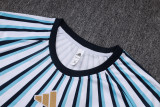 2026-27 Argentina White Blue Training Short Suit #J26090