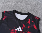 2026-27 Man Utd Black Tank top and shorts suit