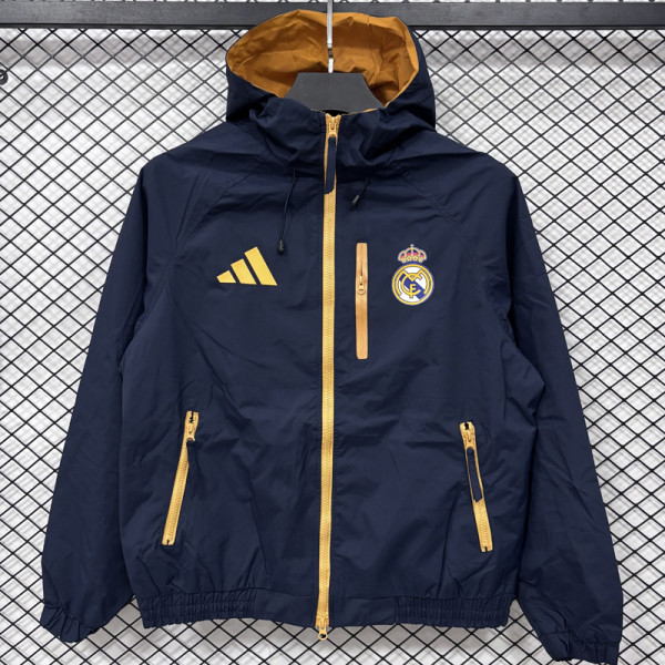 2026-27 RMA Royal blue Outdoor Jackets #Y509冲锋衣