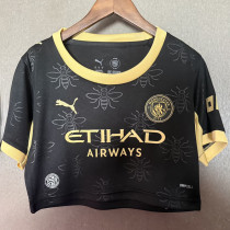 2026-27 Man City Away Women Cheerleader Shirt (女啦啦短袖)