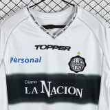 2002 Club Olimpia Home Long Sleeve Retro Soccer Jersey (长袖)