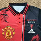 2026-27 Man Utd Red Black Special Edition Polo Short Sleeve