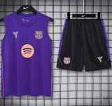 2026-27 BAR Purple Tank top and shorts suit