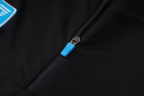 2026-27 Napoli Black Half Pull Tracksuit #B26114(半拉链)