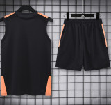 2026-27 ARS Black Tank top and shorts suit