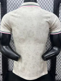 2026-27 RMA Beige Special Edition Player Version Training Shirts (绿三杠)