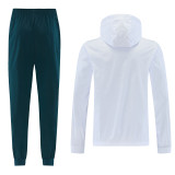 2026-27 Napoli White Windbreaker Suit (Hoodie)(风衣套装)