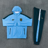 2026-27 Napoli Fancy blue Windbreaker Suit (Hoodie)(风衣套装)