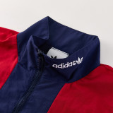 2026-27 Spain Royal blue Windbreaker Suit (风衣套装)