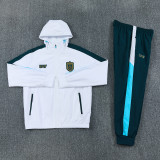 2026-27 Napoli White Windbreaker Suit (Hoodie)(风衣套装)