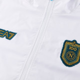 2026-27 Napoli White Windbreaker Suit (Hoodie)(风衣套装)