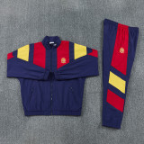 2026-27 Spain Royal blue Windbreaker Suit (风衣套装)