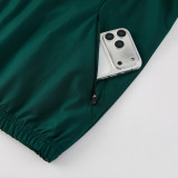 2026-27 RMA Dark green Windbreaker Suit (Hoodie)(风衣套装)