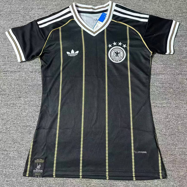 2026-27 Germany Third Black Gold Women Soccer Jersey (女)