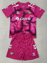 2026-27 Real Betis Pink Goalkeeper Kids Soccer Jersey
